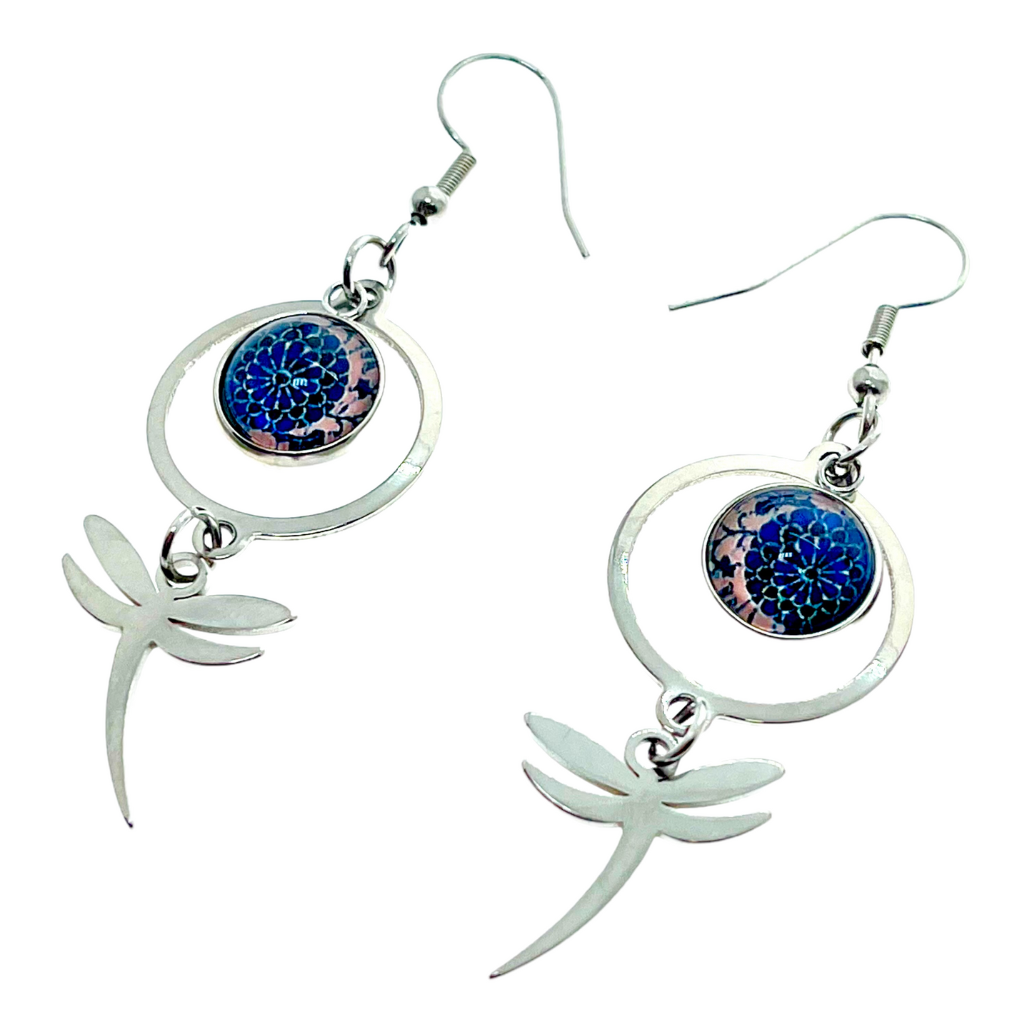 Twilight Moon Dragonfly Earrings