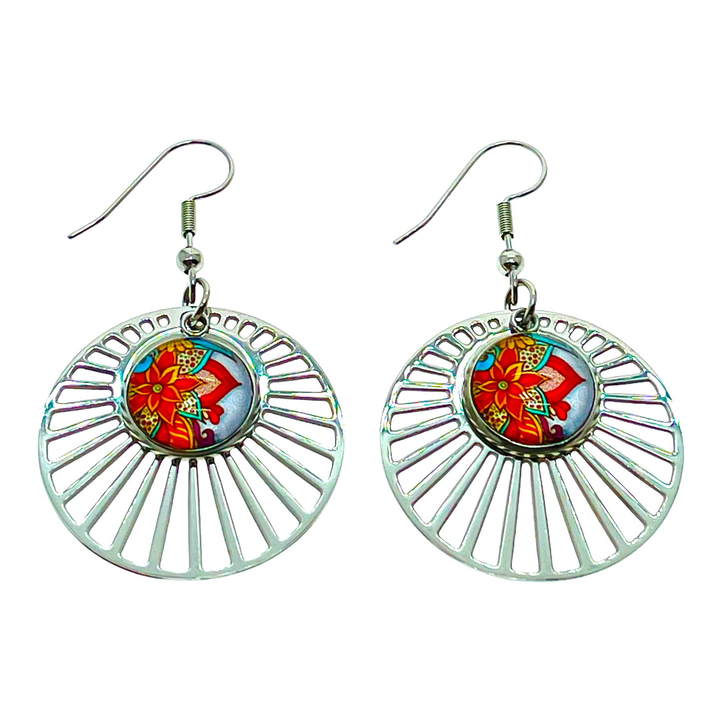 Winter Poinsettia LoveShine Earrings