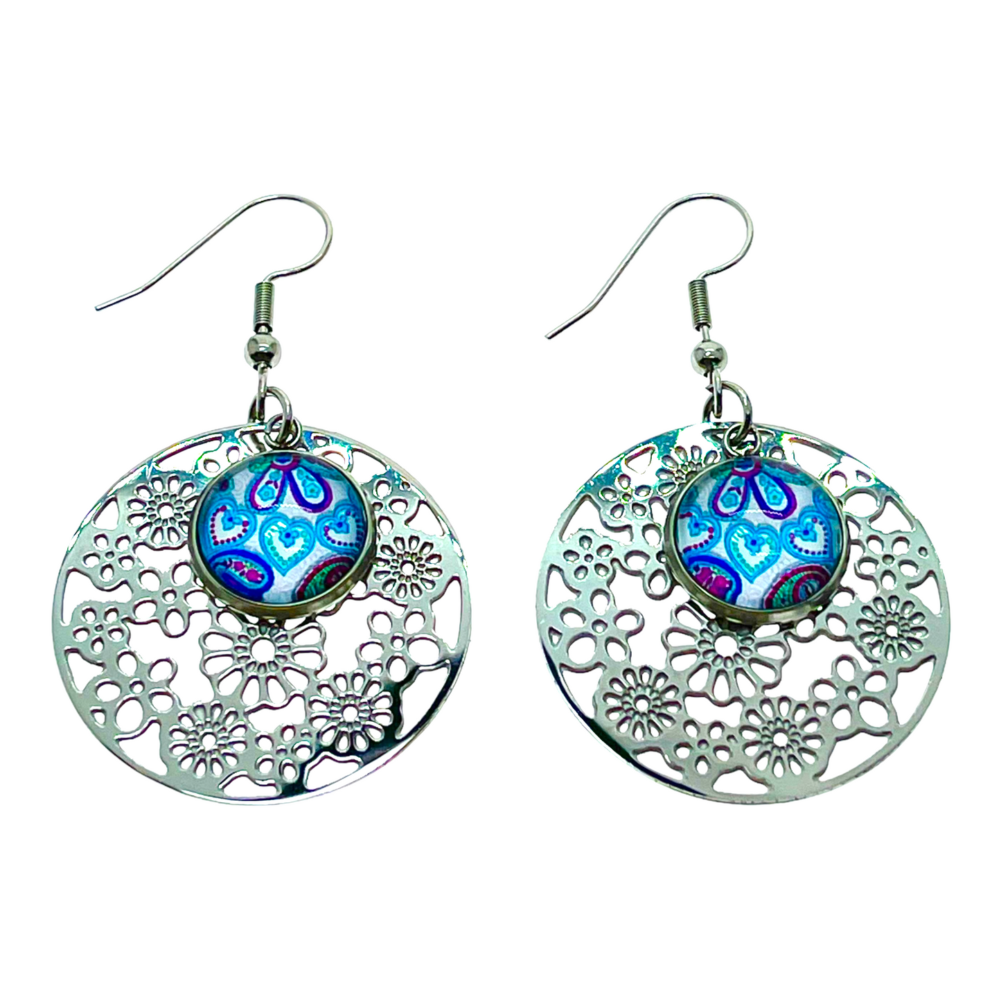 Paisley Flower LoveShine Earrings