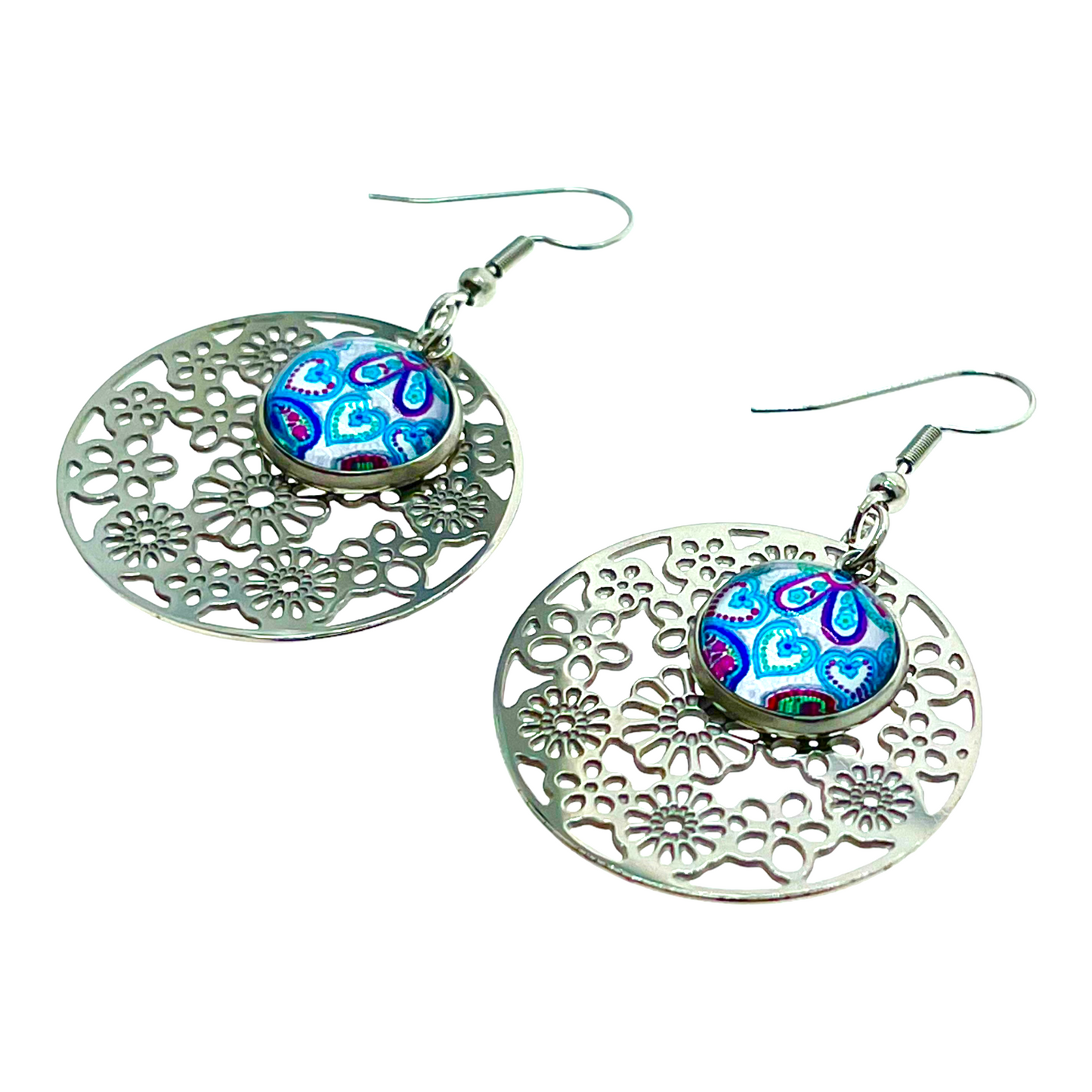 Paisley Flower LoveShine Earrings