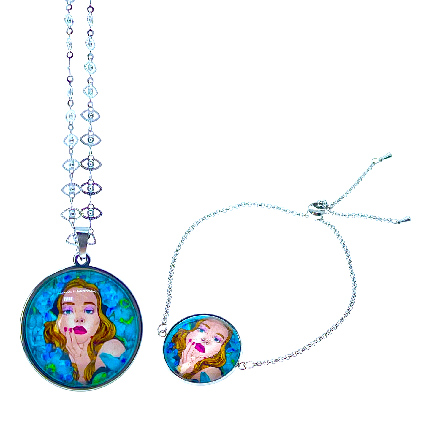 Aqua Siren Jewelry Set