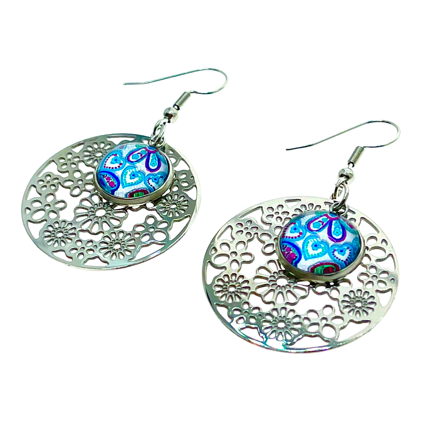 Paisley Flower LoveShine Earrings