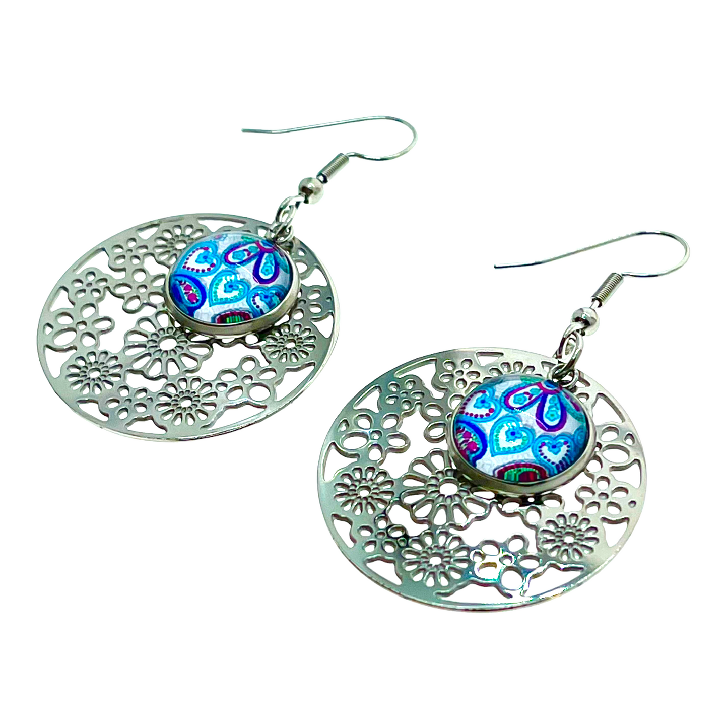 Paisley Flower LoveShine Earrings